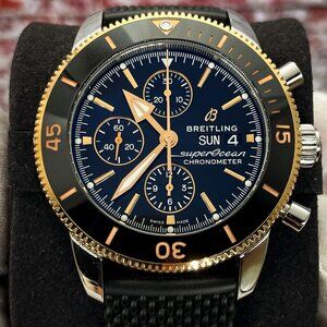 Breitling Superocean Heritage Chronograph 44 Gold - FULL SET U13313 - MSRP $7500